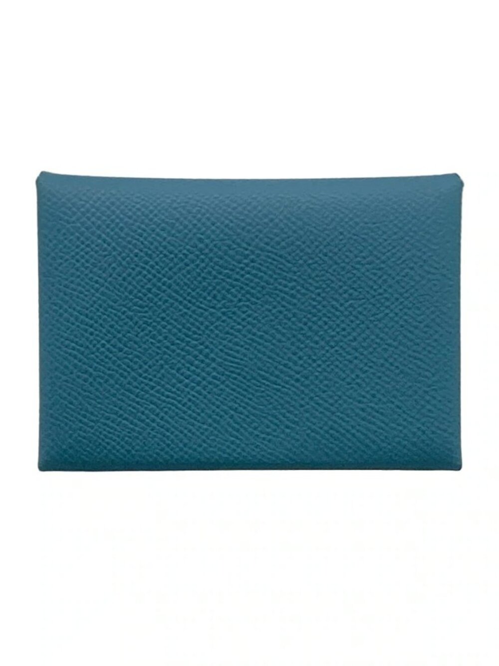 HERMES Calvi Duo Blue Jean Veau Epsom B Card Case